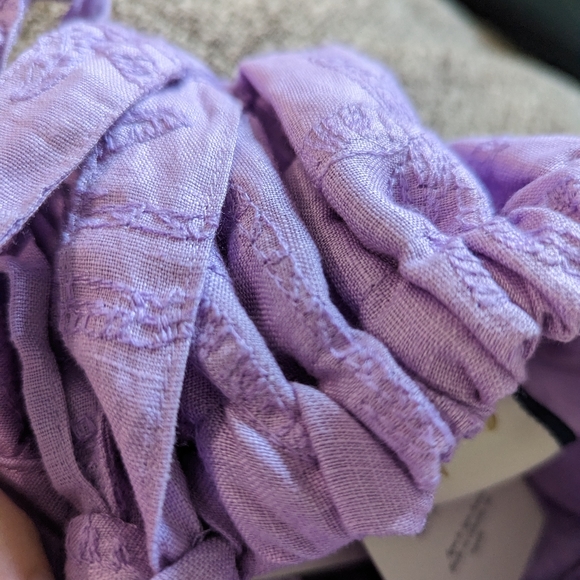 Agua by Agua BenditaCienfuegos La Fania Lila Minidress - Picture 5 of 8